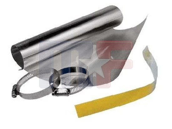 Auspuffrohrreparaturblech 14" (bis Ø 70mm)