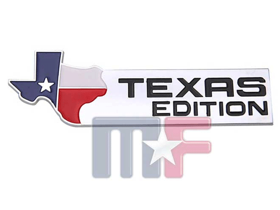 ´Texas Edition´ Schriftzug/Emblem Chrom