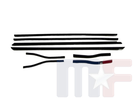 Fensterschachtleisten Kit Ford Mustang Coupe/Convertible 65-66