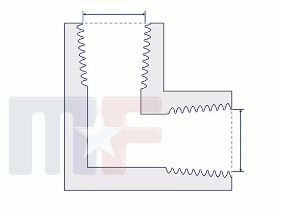 L-Stück Innengewinde 1/8" NPT
