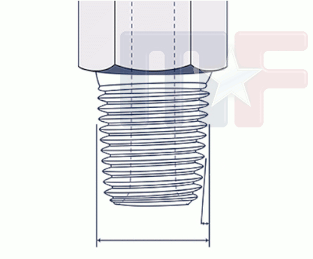 Schlauchanschluß 1/4" NPT auf 3/8" Schlauch