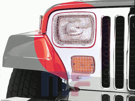 Lampenschutzgitter Wrangler 87-95