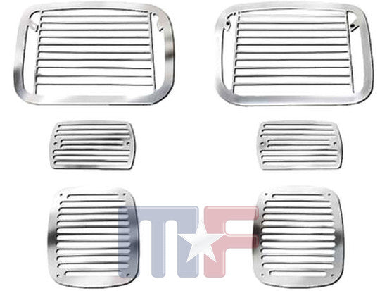 Lampenschutzgitter Billet Style Wrangler 87-95