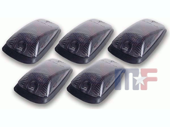 Chevy Style 5er Pack Dachleuchten rauchglas