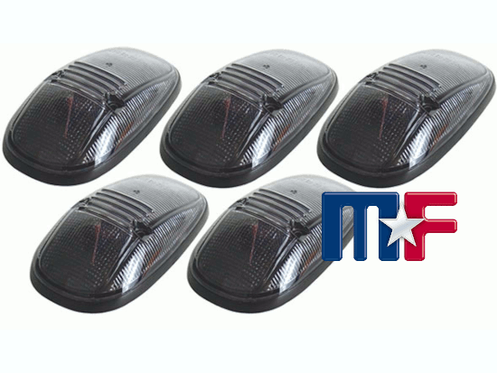 Dodge Style " New " 5er Pack Dachleuchten rauchglas