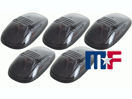 Dodge Style " New " 5er Pack Dachleuchten rauchglas
