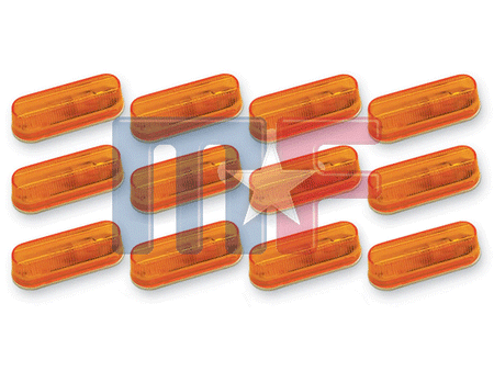 Universal Seitenleuchtensatz, orange 12-teilig 20400