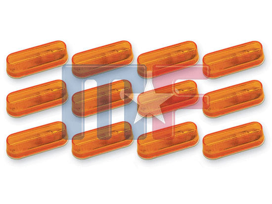 Universal Seitenleuchtensatz, orange 12-teilig 20400