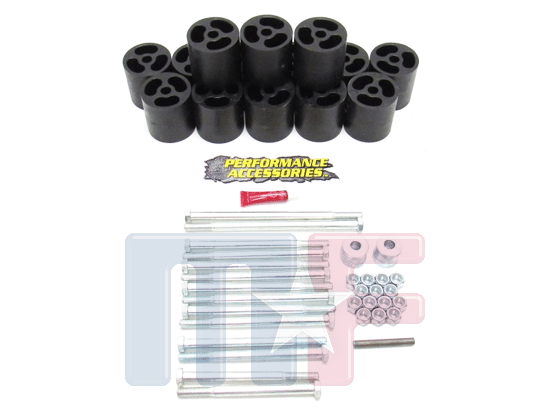 Body Lift Kit 3" GM C/K-Pickup Fleetside Benzin 73-87