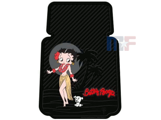 1306 Gummi Fußmatten "Betty Boop" Aloha