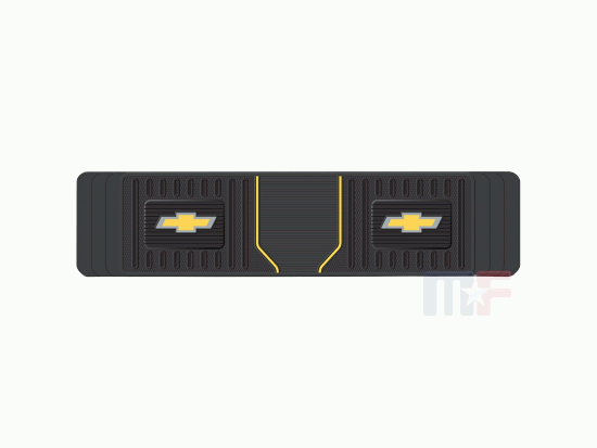 1818 Rear Runner Mat "Chevy Bowtie" 14 x 60" (35,56cm x 152,4cm)
