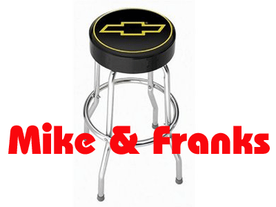 Plasticolor Bar Hocker "Chevy Bowtie"