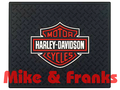 1002 Plasticolor Universalgummifußmatte hinten "Harley Davidson"