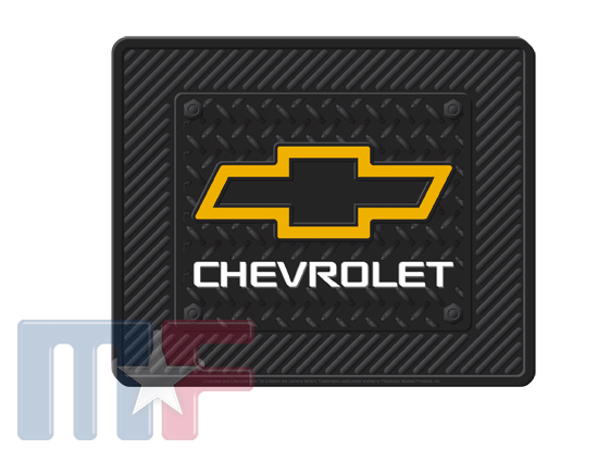 1014R03 Plasticolor Uni-Gummifußmatte hinten "Chevrolet Bowtie"