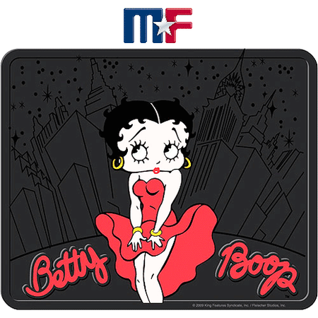 1124 Universalgummifußmatte hinten "Betty Boop" NYC Skyline