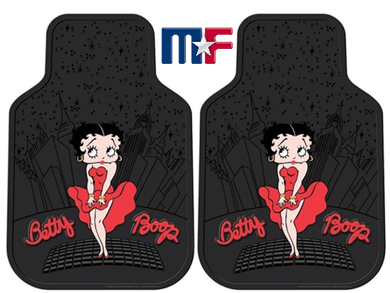 1422 Gummi Fußmatten "Betty Boop" New York City Skyline
