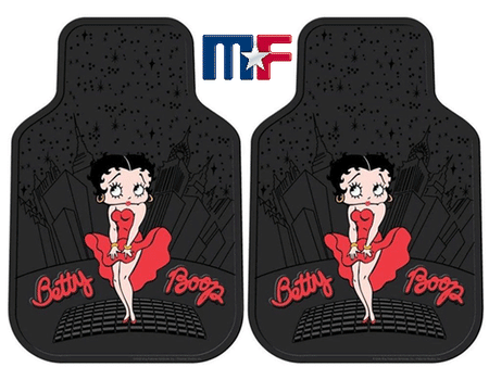1422 Gummi Fußmatten "Betty Boop" New York City Skyline