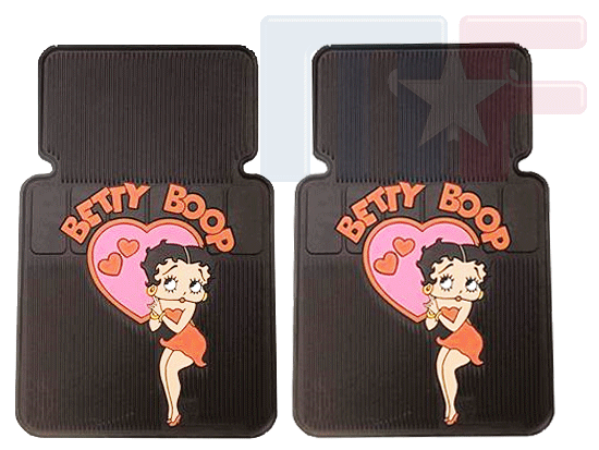 172 Gummi Fußmatten "Betty Boop"