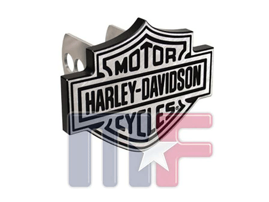 2238 Plasticolor Hitch Cover/Plug "Harley Davidson"