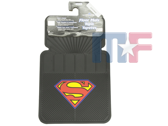 727 Gummi Fußmatten "Superman"