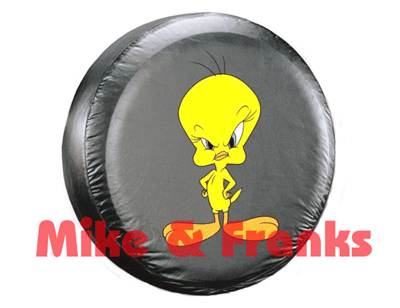 789 Plasticolor Reserveradabdeckung Tweety