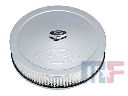 Ford Racing 13" Luftfilter Chrom