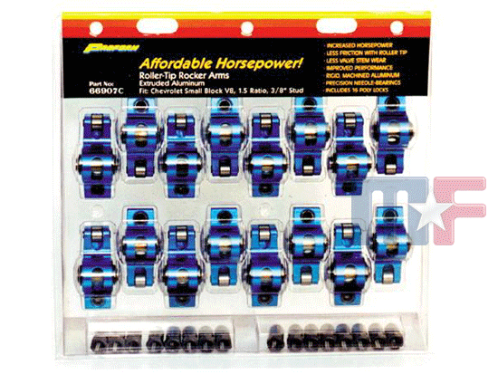 Roller-Kipphebel-Kit Aluminium extrudiert SBC 3/8" 1.5 Ratio