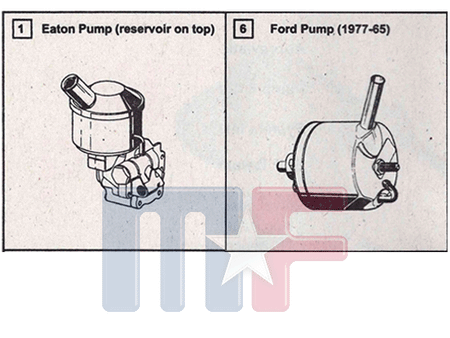 Servopumpe Ford Mustang w/o AC und andere 65-66*