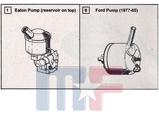Servopumpenriemenscheibe Mustang V8 65-70 Ford Pump 1 groove