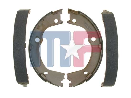 Bremsbacken hinten 10x2" Mustang 64.5-73