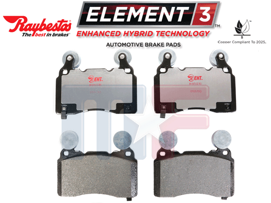 Raybestos EHT Bremsklötze vorn Camaro SS 11-15 Corvette J55 2017