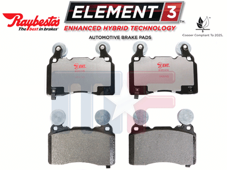 Raybestos EHT Bremsklötze vorn Camaro SS 11-15 Corvette J55 2017