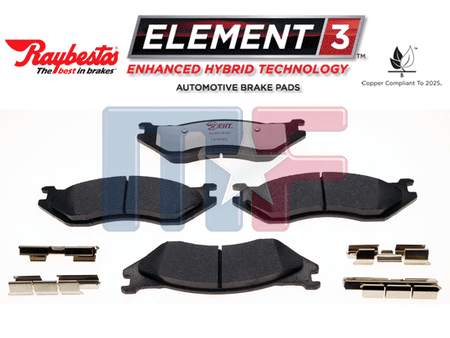 Raybestos EHT Bremsklötze vorn Durango 03-06/Ram 1500 02-05*