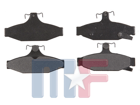 Raybestos Bremsklötze Corvette C4 84-87 hinten