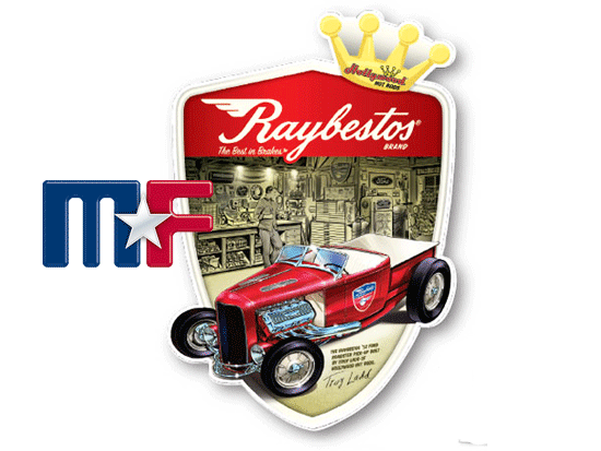 Blechschild Raybestos 1932 Roadster Pickup (ca. 86cm x 58cm)