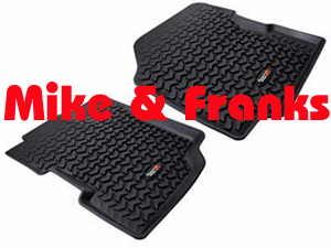 All Terrain Gummifußmatten schwarz 76-86 CJ & YJ Wrangler 87-95