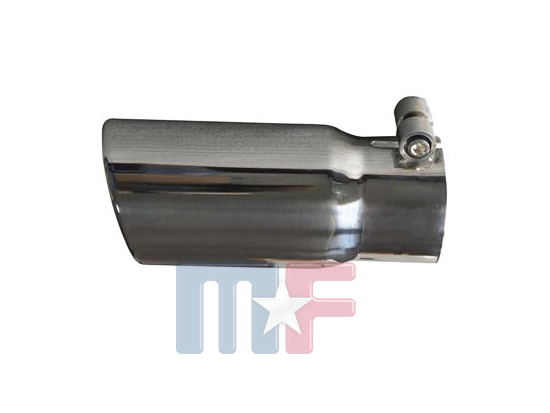 Auspuffblende 2,5" IN 3" OUT 7" L (177,8mm)