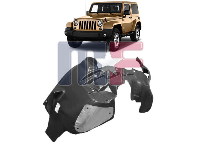 Revestimiento de paso de rueda delantero izquierdo Jeep Wrangler