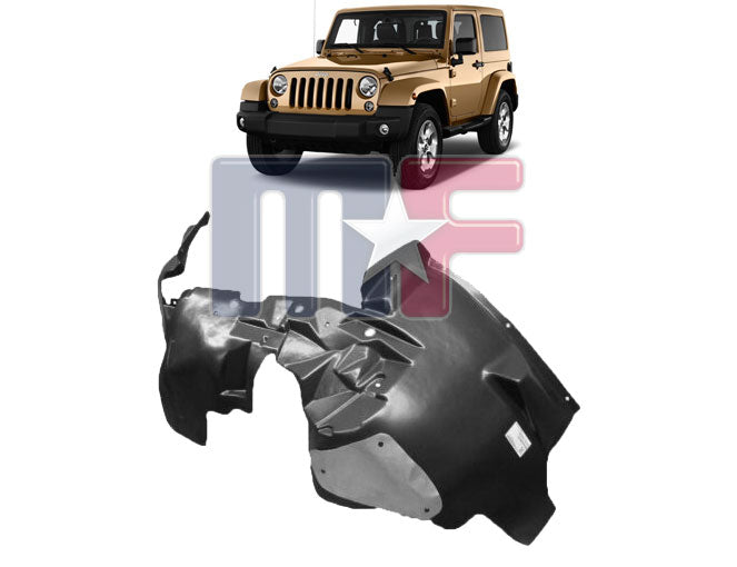 Revestimiento de paso de rueda delantero derecho Jeep Wrangler 0