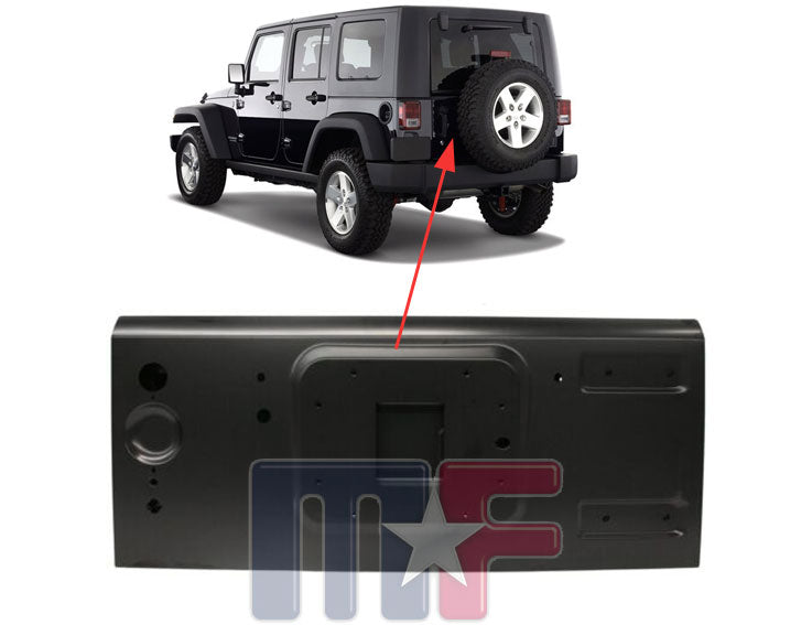 Heckklappe  für Jeep Wrangler JK Bj.2010-18