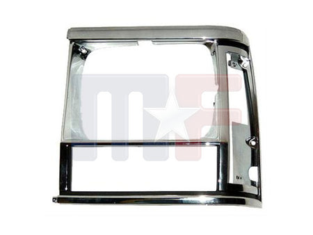 Lampenrahmen links chrom/schwarz Jeep Cherokee 91-96