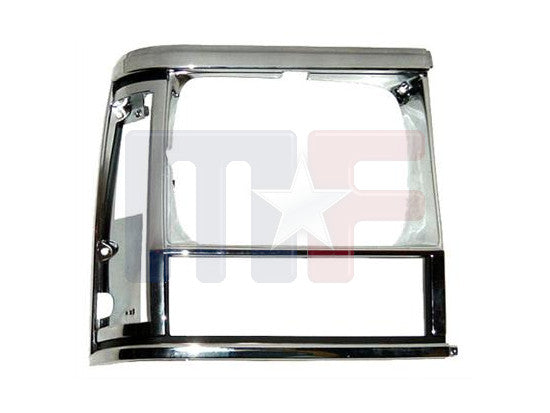 Lampenrahmen rechts chrom/schwarz Jeep Cherokee 91-96