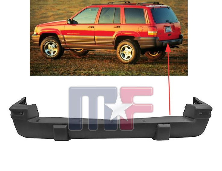 Stoßfänger hinten Jeep Grand Cherokee 93-95 (rau)