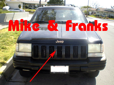 Kühlergrill für Jeep Grand Cherokee Limited 96-98