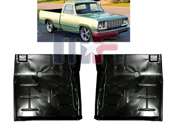 Bodenblech Dodge 2WD* Pickup/SUV 72-93 links