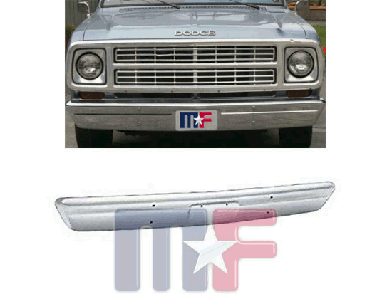 Chromstoßstange Dodge D/W/SUV 72-80 vorne