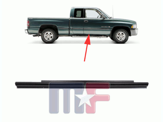 Schwellerreparaturblech Ram Pickup Quad Cab 94-02* rechts