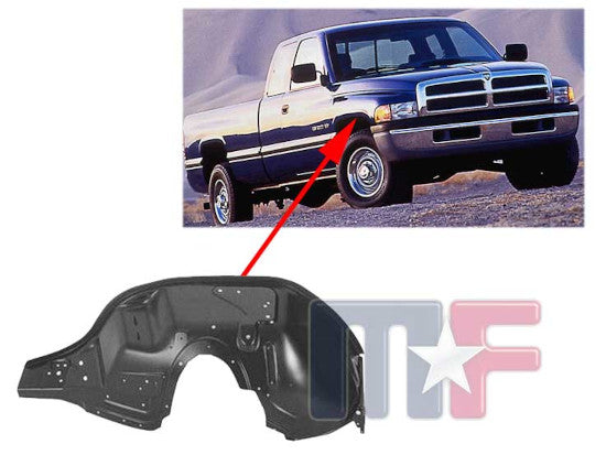 Innenkotflügel  Dodge Ram PU 94-01 rechts