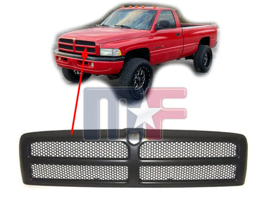Frontgrill schwarz Dodge Ram 94-02 