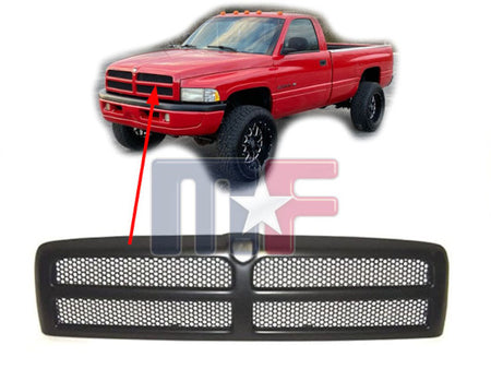 Frontgrill schwarz Dodge Ram 94-02 